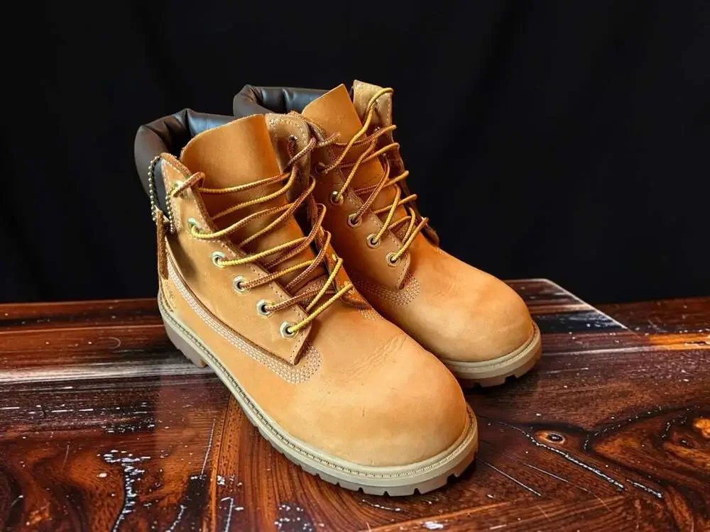 Timberland Youth 6-Inch Premium Waterproof Wheat Boots